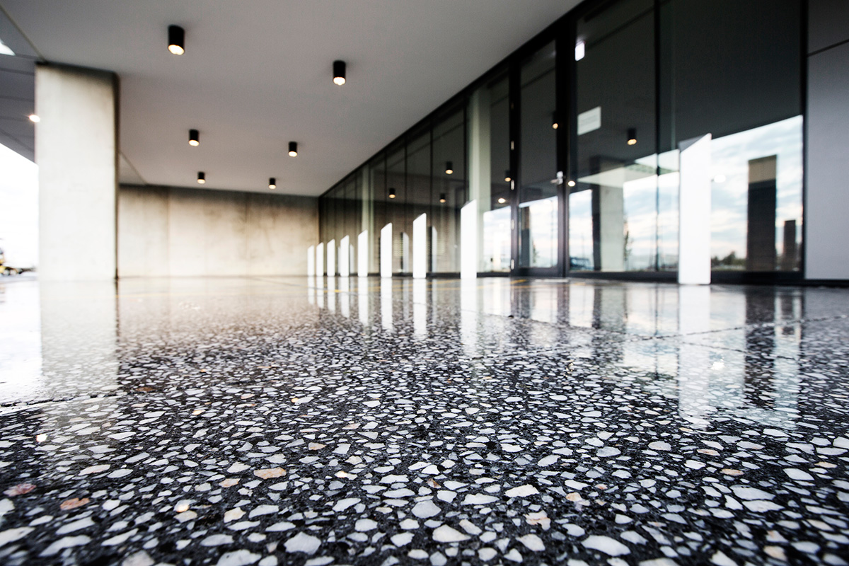 polishing concrete floors in North Shore